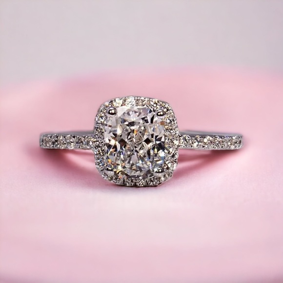 Jewelry - Sterling Stamped 925 CZ promise Ring